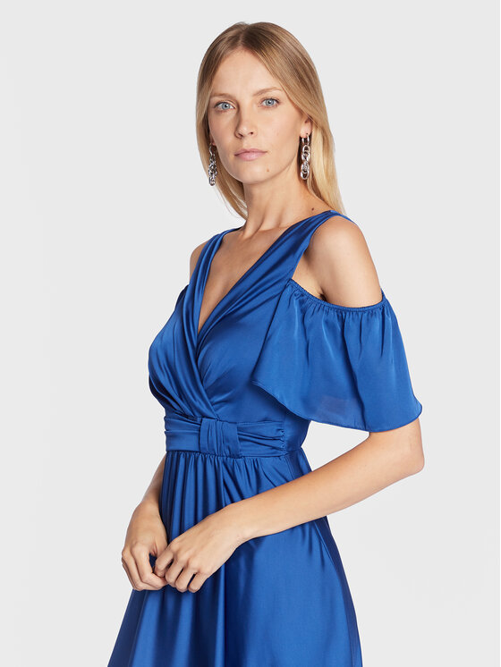 Rinascimento Rinascimento Вечірня сукня CFC0110593003 Cиній Regular Fit