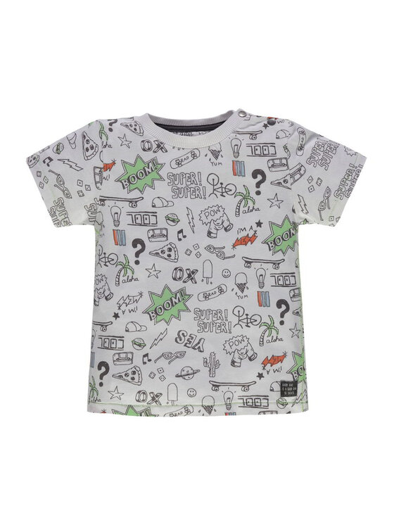Kanz Kanz T-Shirt 1833641-0003 Kolorowy Basic Fit