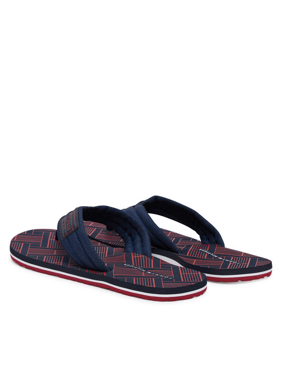 Tommy Hilfiger Tommy Hilfiger Žabky Flag Patch Beach FM0FM06004 Tmavomodrá