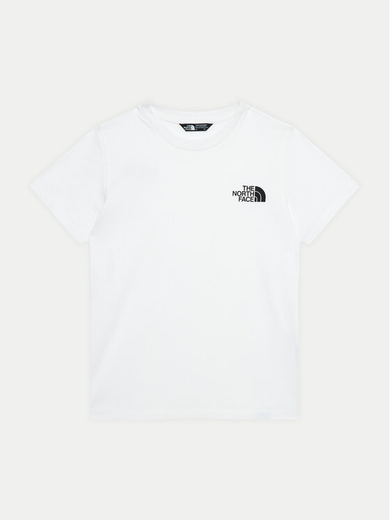 The North Face The North Face T-Shirt Simple Dome NF0A8DRP Bílá Regular Fit
