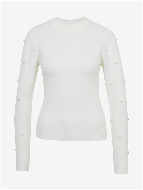 Orsay Orsay Sweter 507491-001000__XS Biały Regular Fit