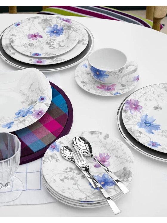 Villeroy & Boch Villeroy & Boch Talerz płaski Mariefleur Gris Basic Villeroy & Boch Biały