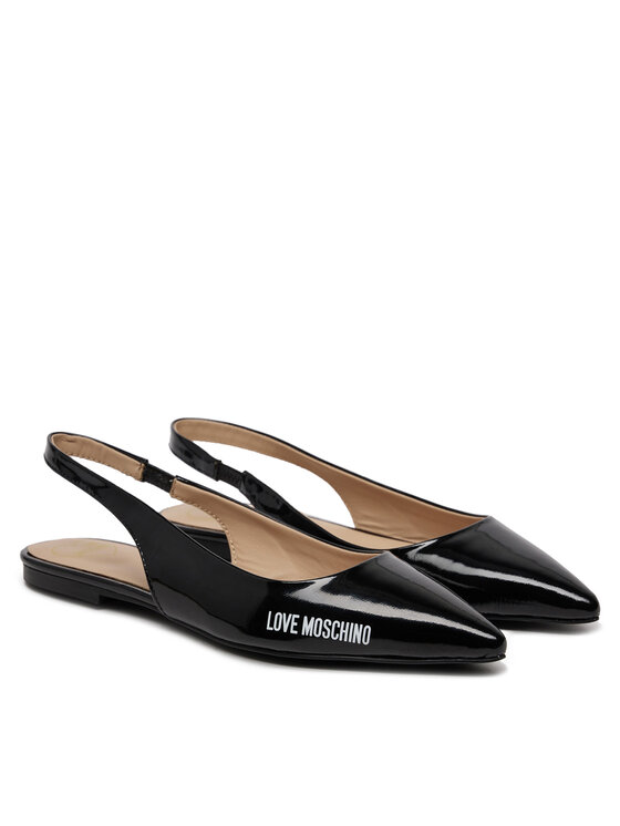 LOVE MOSCHINO LOVE MOSCHINO Baleríny JA11021G1MIH0000 Čierna