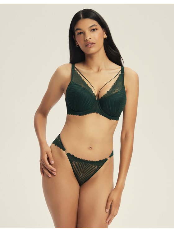 Esotiq Esotiq Biustonosz push-up 44220 Zielony