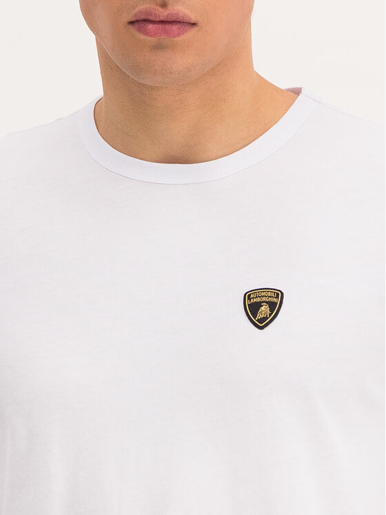 Lamborghini Lamborghini T-Shirt B3XUB7S6 Weiß Regular Fit