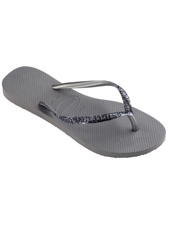 Havaianas Havaianas Σαγιονάρες HAVAIANAS Infradito Donna Hav. Slim Glitter II 4146975.5178 Grigio Γκρι