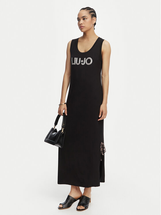 Liu Jo Beachwear Liu Jo Beachwear Haljina za svaki dan VA6215 JS360 Crna Regular Fit