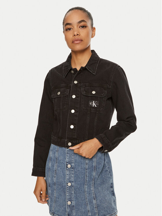 Calvin Klein Jeans Calvin Klein Jeans Джинсова куртка 90's J20J221257 Чорний Regular Fit