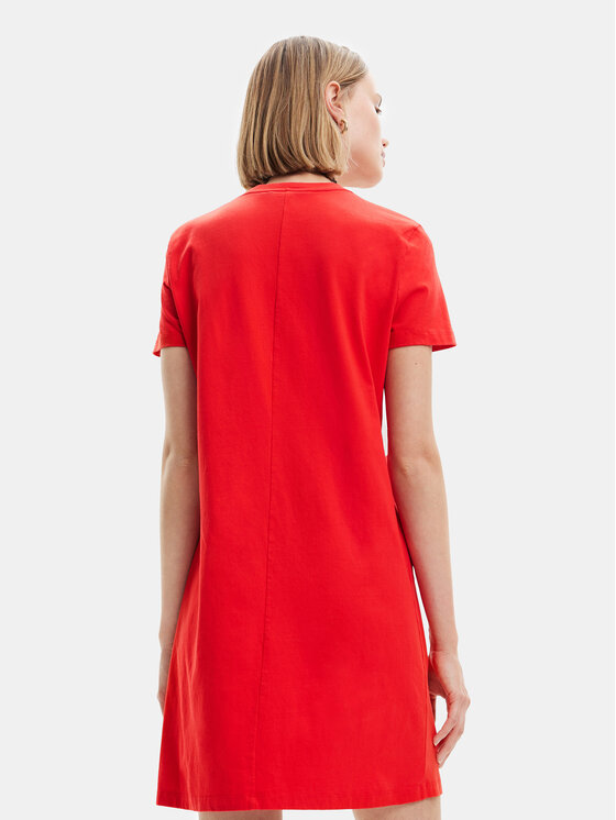 Desigual Desigual Vestito da giorno Malua 23SWVK89 Rosso Regular Fit
