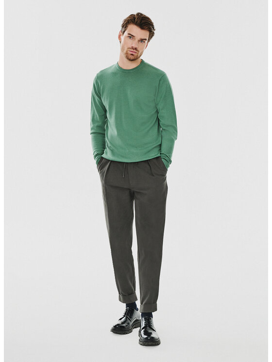 Pako Lorente Pako Lorente Sweter P24WF-2X-013 Zielony Classic Fit