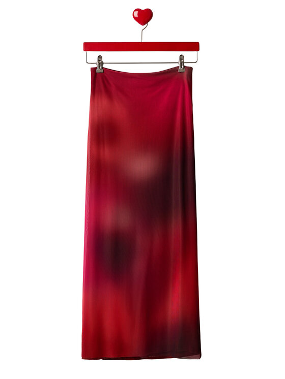 Desigual Desigual Φούστα pencil Asmee 26SWFK02 Κόκκινο Slim Fit