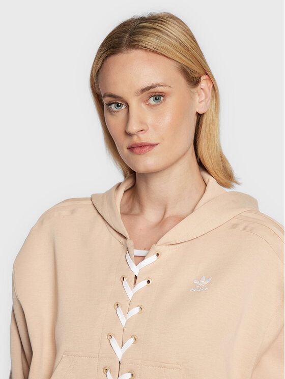 adidas adidas Суитшърт Always Original HK5058 Бежов Relaxed Fit
