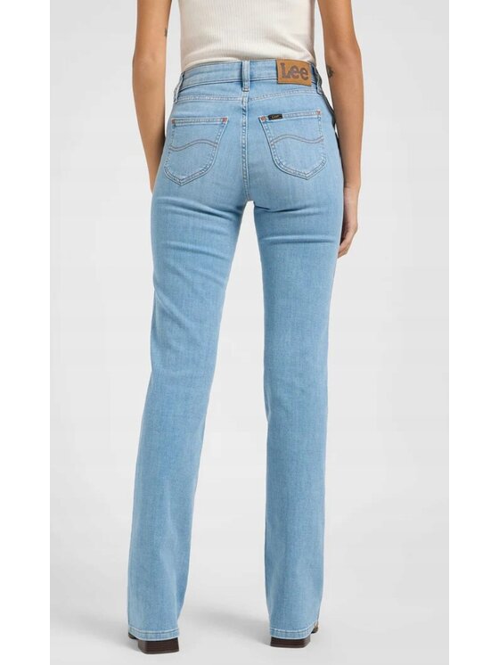 Lee Lee Jeansy Double Seamed Boot Jeans Niebieski Bootcut Fit