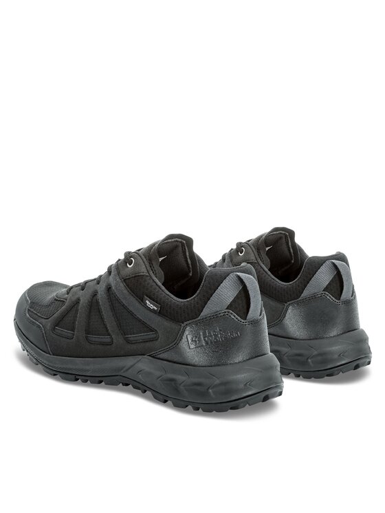 Jack Wolfskin Jack Wolfskin Trekking čevlji Woodland 2 Texapore Low 4051271 Črna