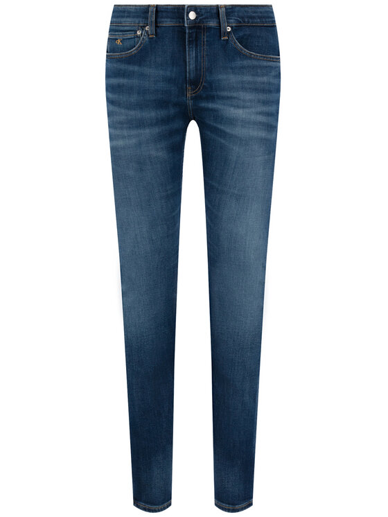 Calvin Klein Jeans Calvin Klein Jeans Prigludę (Slim Fit) džinsai Da142 J30J315354 Tamsiai mėlyna Slim Fit