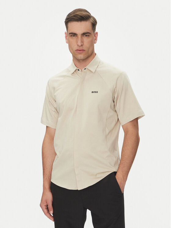 BOSS BOSS Košulja Excurse 50540196 Bež Regular Fit