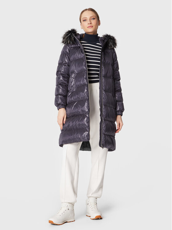 Geox Geox Žieminė striukė Becksie W2628H T2843 F4569 Tamsiai mėlyna Relaxed Fit
