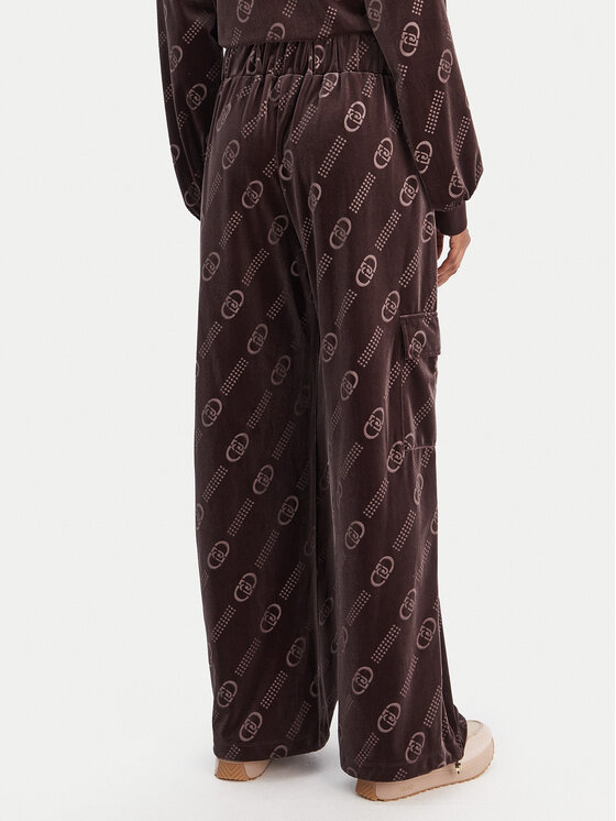 Liu Jo Sport Liu Jo Sport Dressipüksid TF5111 J4955 Pruun Relaxed Fit