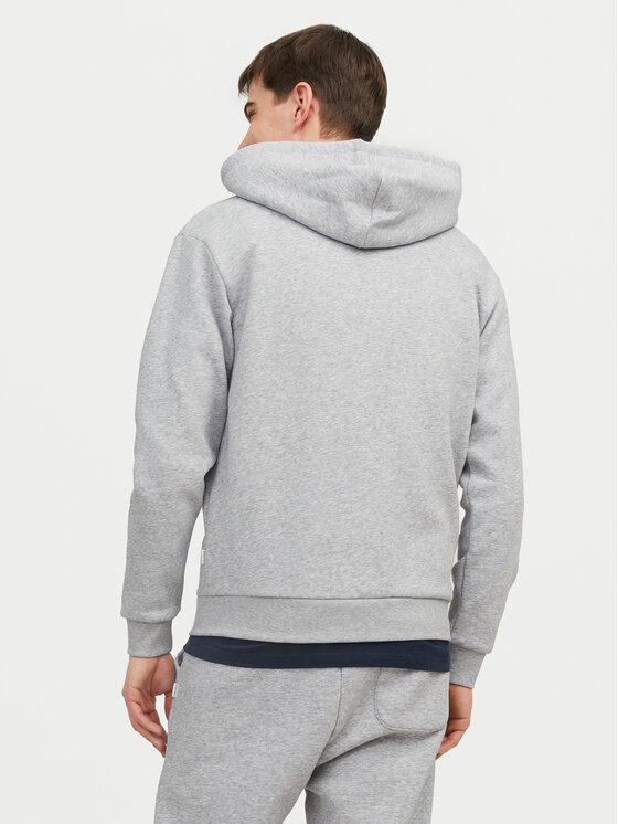 Jack&Jones Jack&Jones Majica dugih rukava Bradley 12249342 Siva Relaxed Fit