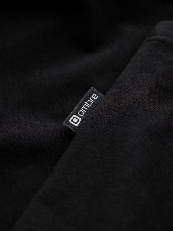 Ombre Ombre Longsleeve L175 Czarny Slim Fit