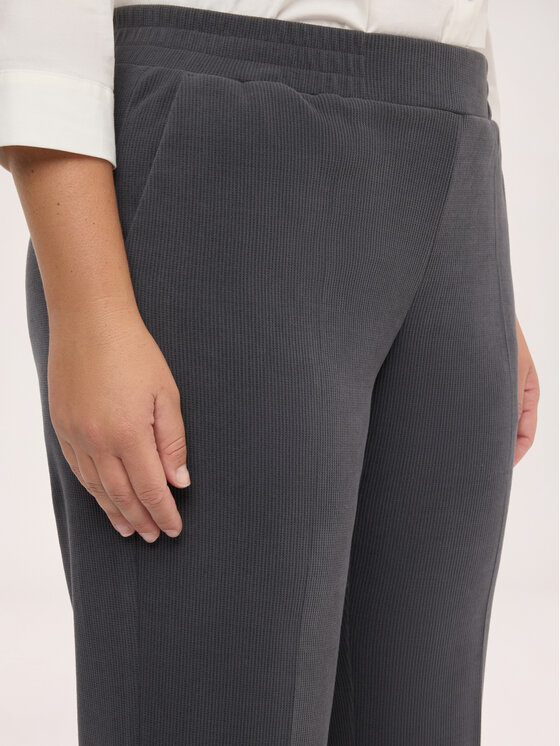 Fiorella Rubino Fiorella Rubino Spodnie materiałowe P090L002526N013 Szary Regular Fit
