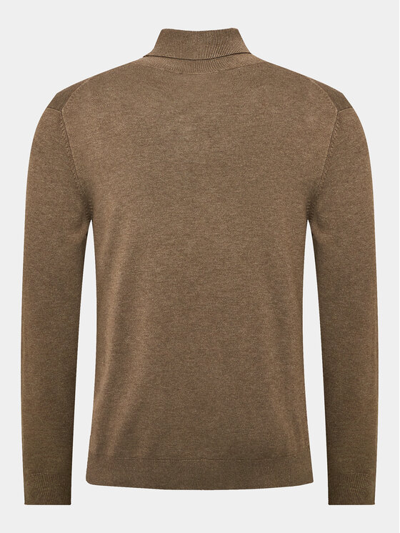 Lindbergh Lindbergh Rollkragenpullover 30-80094 Braun Slim Fit