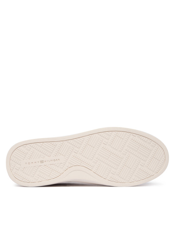 Tommy Hilfiger Tommy Hilfiger Sneakers Th Feminine Cupsole Monogram FW0FW09606 Crem