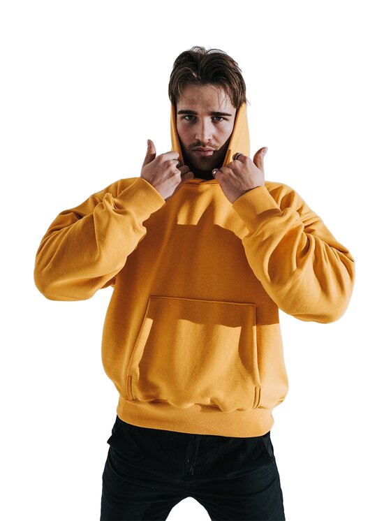 Point X Point X Bluza Bluza Z Kapturem Oversize Point X Heavy West Żółta L Żółty Oversize