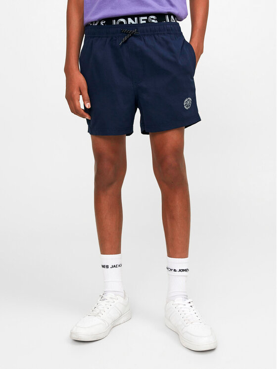 Jack&Jones Junior Kopalne Hlače 12228535 Mornarsko Modra Regular Fit