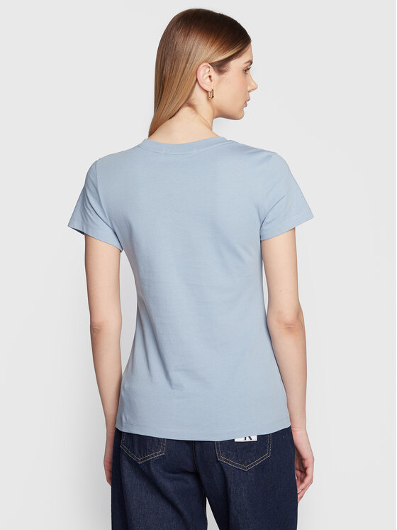 Calvin Klein Jeans Calvin Klein Jeans T-Shirt J20J220300 Himmelblau Slim Fit