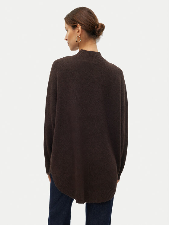 Vero Moda Vero Moda Džemper Plaza 10290784 Smeđa Loose Fit