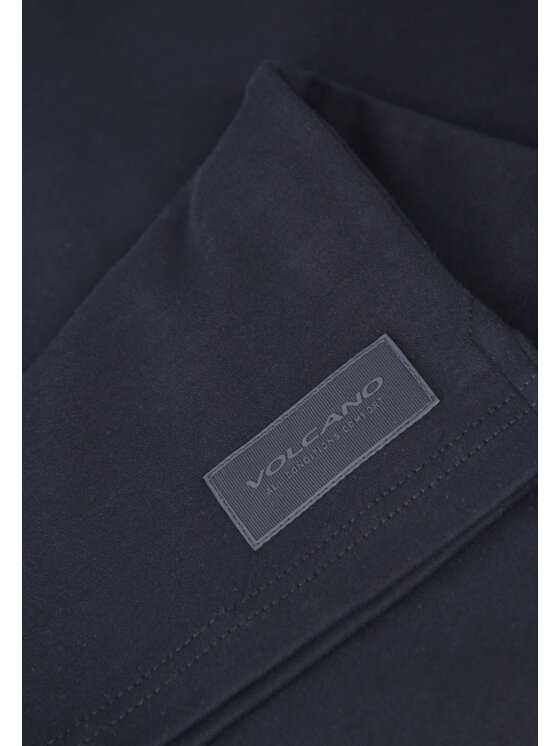 Volcano Volcano Longsleeve L-MAXYM Granatowy Regular Fit