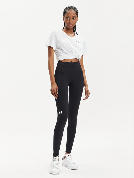 Under Armour Under Armour Koszulka techniczna Tech Ssv- Solid 1384229-100 Biały Loose Fit