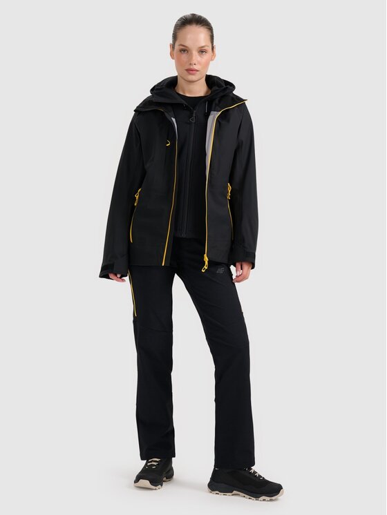 4F 4F Giacca softshell 4FRAW25TSOFF505-20S Nero Regular Fit