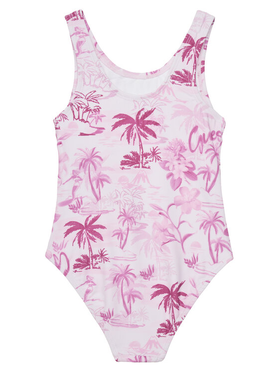 Guess Guess Jednodílné plavky J5GZ47 MC052 Růžová