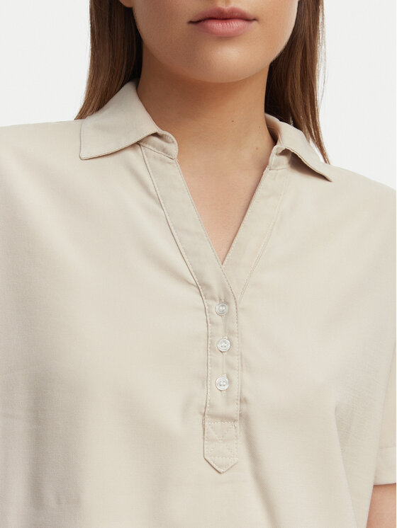 ONLY ONLY Polo Aris 15364279 Beige Loose Fit