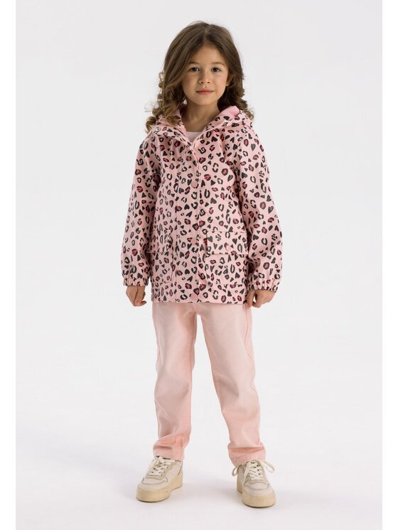 minoti minoti Kurtka przeciwdeszczowa C5506 Różowy Regular Fit