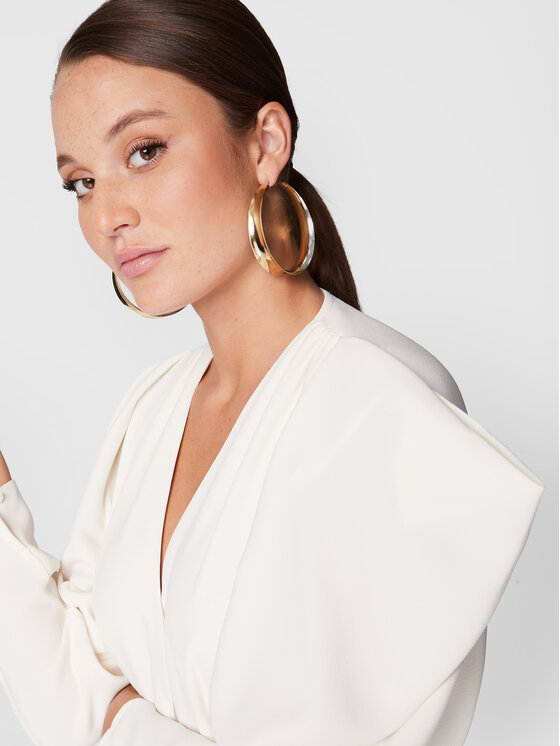 IRO IRO Коктейлна рокля Sofi AR132 Бял Regular Fit