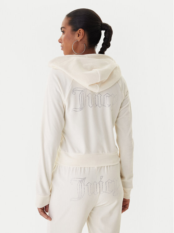 Juicy Couture Juicy Couture Mikina Madison JCWAS225306 Béžová Slim Fit