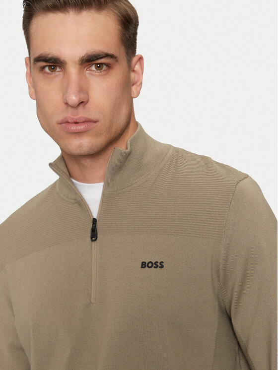 BOSS BOSS Пуловер Momentum-X_QZ 50498560 Бежов Regular Fit