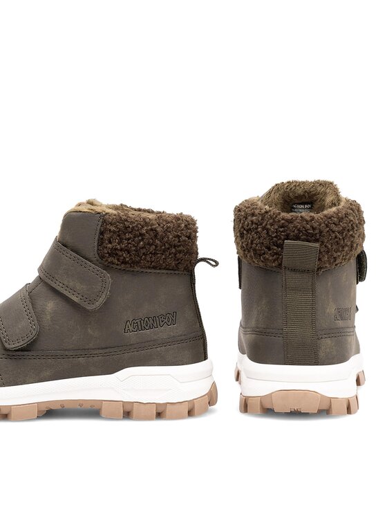 Action Boy Action Boy Schnürschuhe AVO-TM9090-003(III)CH Khakifarben