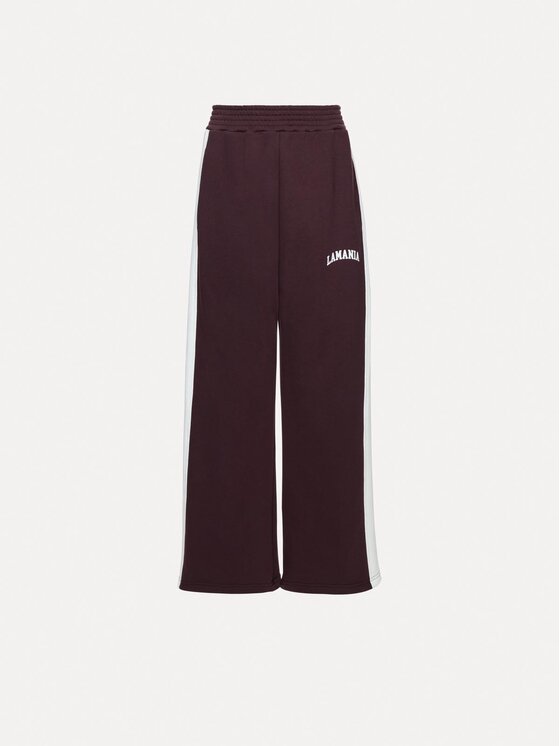 La Mania La Mania Teplákové kalhoty DARLENE Hnědá Basic Fit