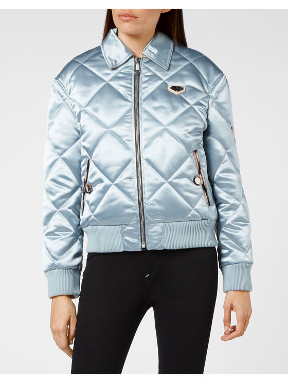 PHILIPP PLEIN PHILIPP PLEIN Bomber 10671 Azzurro chiaro Regular Fit