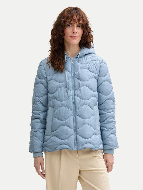 Tom Tailor Tom Tailor Pehelykabát 1044399 Kék Regular Fit