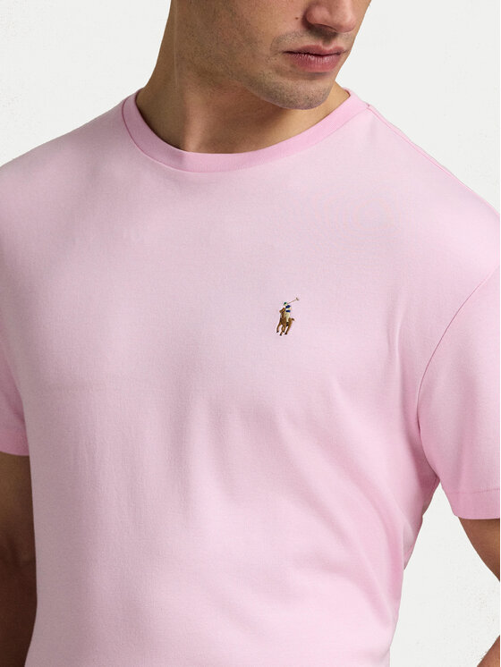 Polo Ralph Lauren Polo Ralph Lauren T-Shirt 710740727010 Różowy Slim Fit