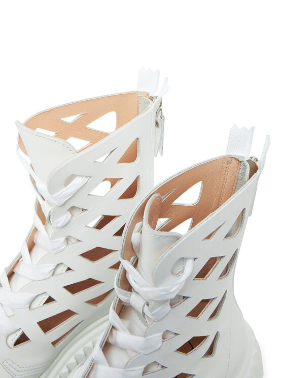 AGL AGL Botine Viggy D751517PGKI034B775 Alb