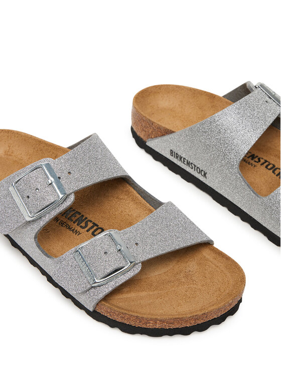 Birkenstock Birkenstock Шльопанці Arizona 1030127 Срібний