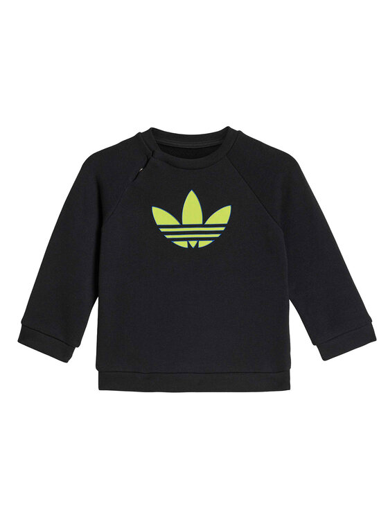 adidas adidas Treniņtērps Trefoil KD1046 Melns Regular Fit