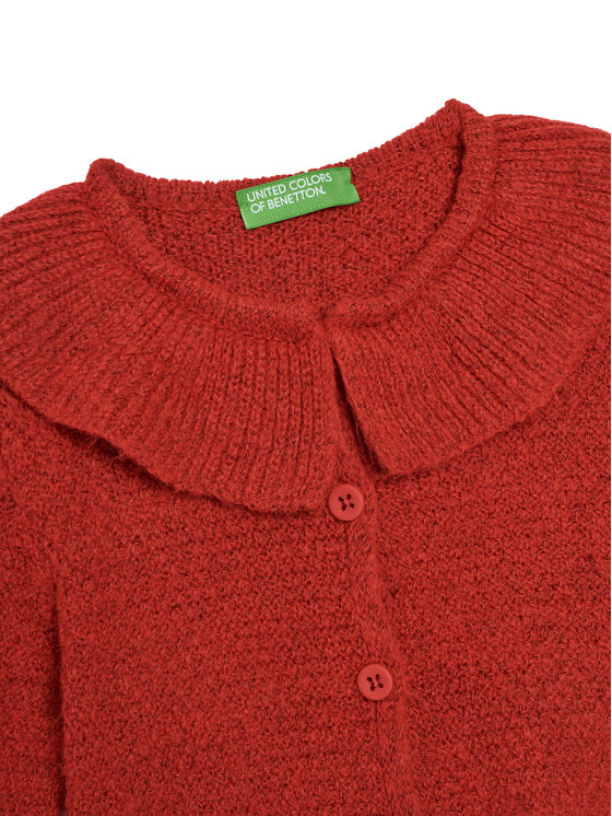 United Colors Of Benetton United Colors Of Benetton Kardiganas 106QG500N Raudona Regular Fit