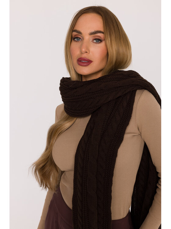 Made of Emotion Made of Emotion Szalik M898 Brązowy